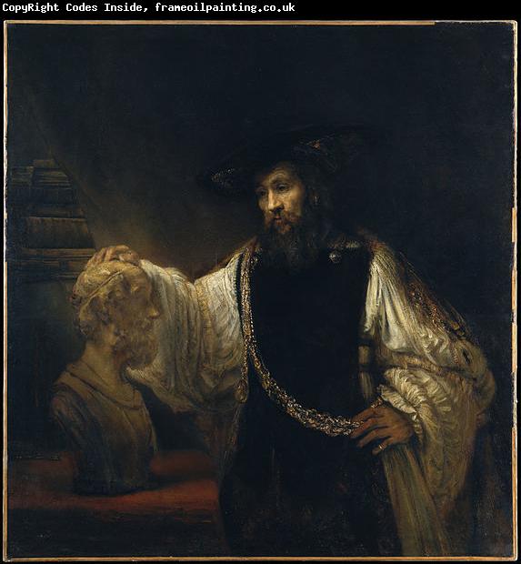 Rembrandt Peale Aristotle with a Bust of Homer